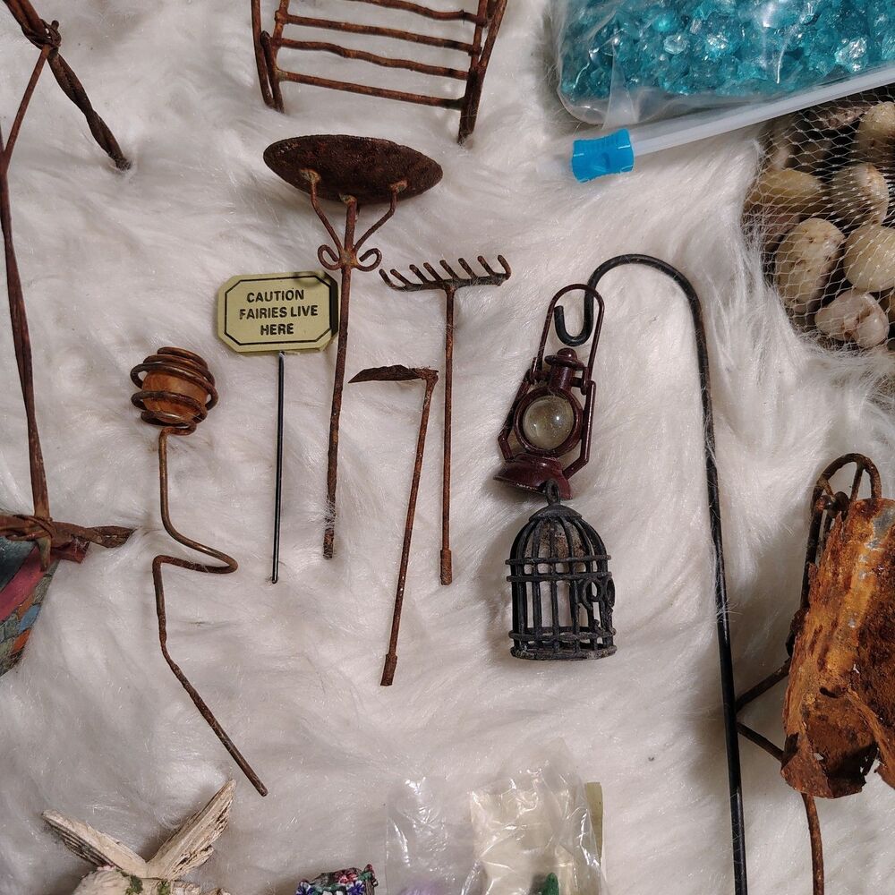 Fairy Garden Figures And Accessories Mixed LOT - Picture 7 of 13